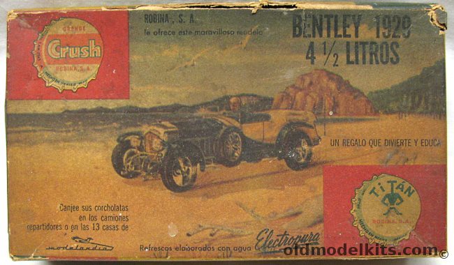 Orange Crush-Revell 1/32 1929 Bentley 4.5 Liters plastic model kit